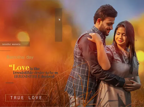 Candid wedding ceremony photo
